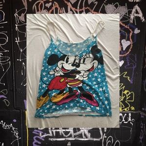 90's Vintage Mickey & Minnie Mouse Tank
